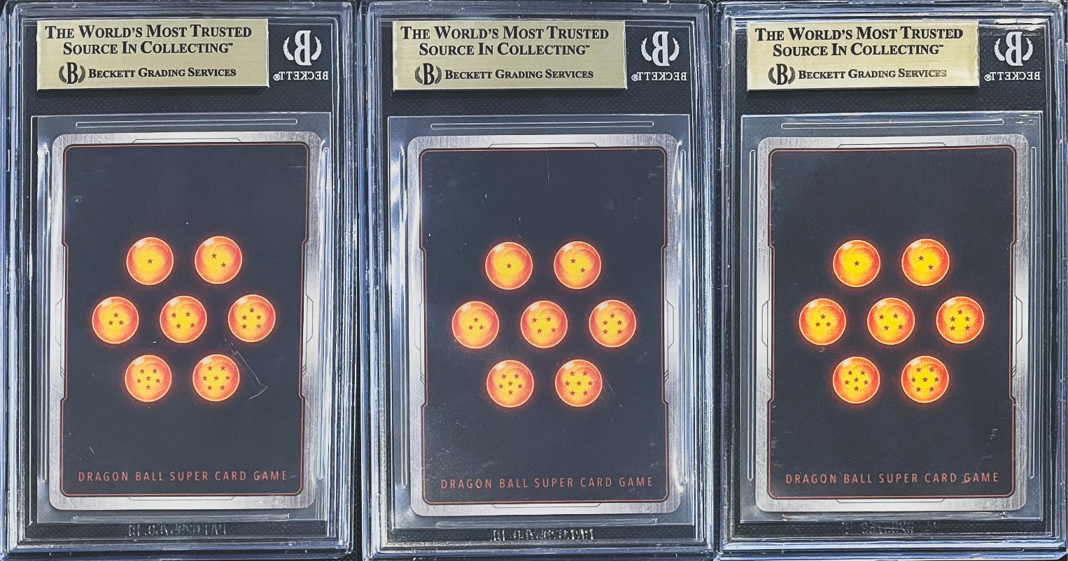 2024 Dragon Ball Super Fusion World Promos Trio Son Goku SERIAL PR/Vegeta PR/Son Goku PR - Back